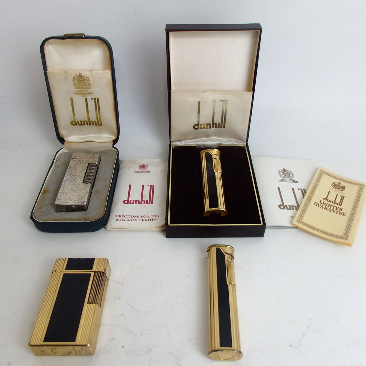 1円スタート S.T.Dupont デュポン dunhill ダンヒル ブラック ゴールド 