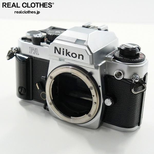 Nikon/ニコン FA シルバー ボディ 一眼レフ フィルムカメラ 動作未確認