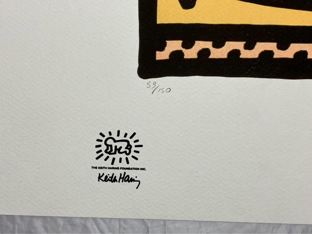 レア！限定150枚 キースヘリング リトグラフ 59/150 KEITH HARING