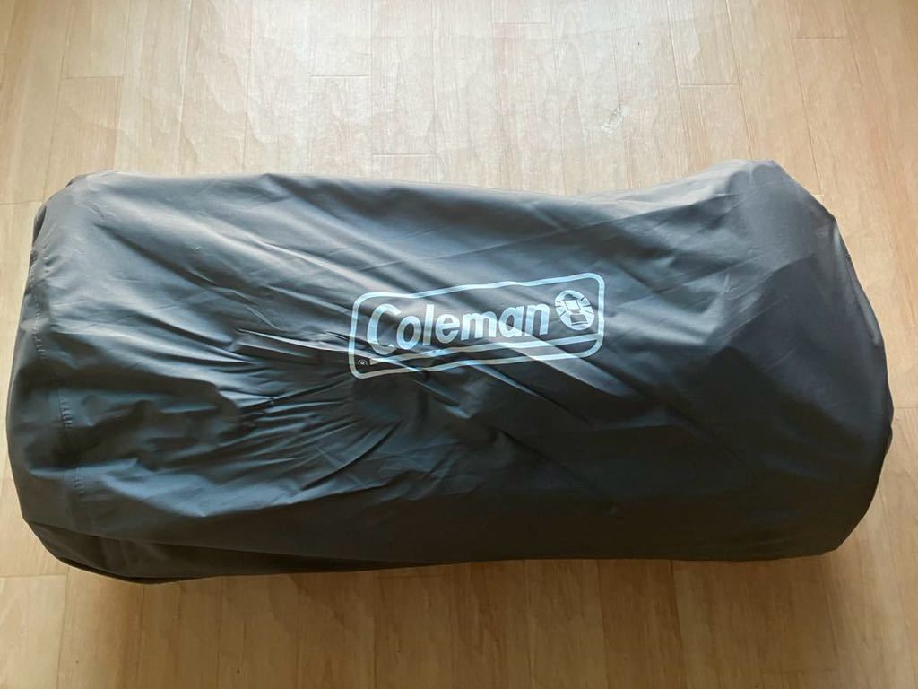 美品 コールマン ハイピーク インフレーターマット ダブル 10cm厚 車