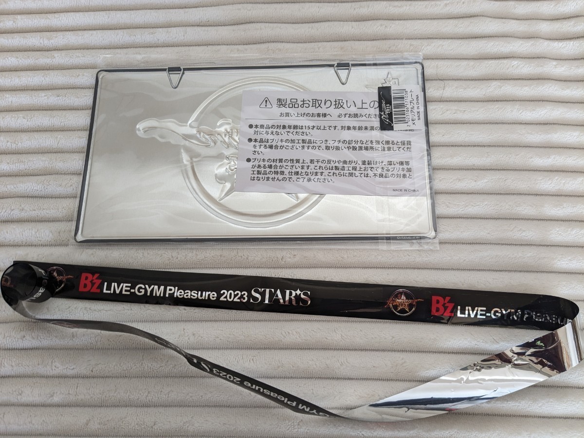 B'z 0 Pleasure LIVE-GYM メモリアルプレート stars STARS pleasure