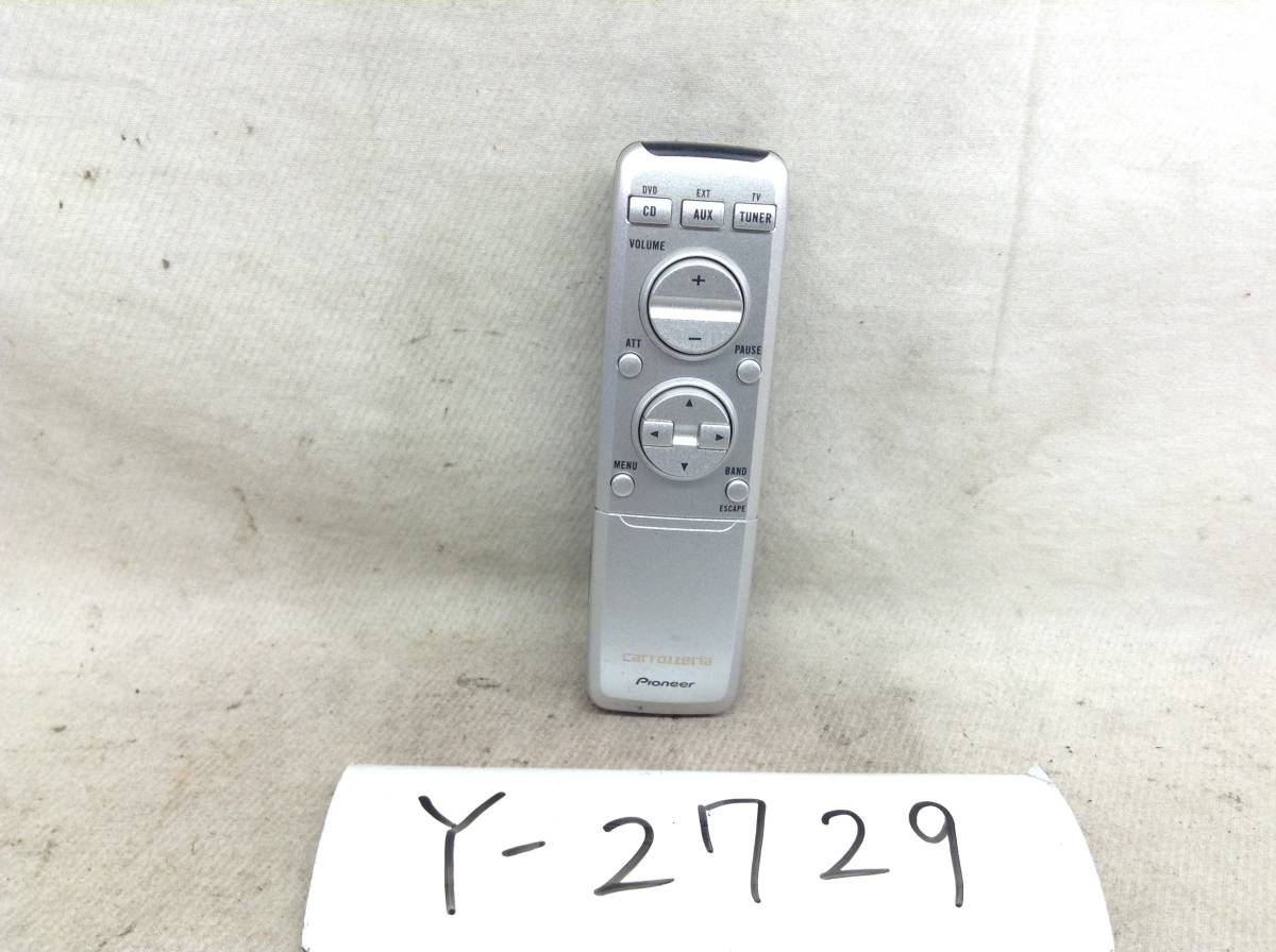 カロッツェリア　リモコン　DEX-P０1用 CXB7433 Y-2729 カロッツェリア CXB7433 DEX-P01 オーディオ用 リモコン