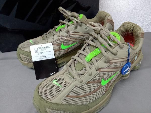 【鑑定済み】NIKE/SUPREME×SHOXRIDE2 NEUTRAL OLIVE/ナイキ/スニーカー/ショックスライド/シュプリーム/28cm/オリーブ/DN1615-200