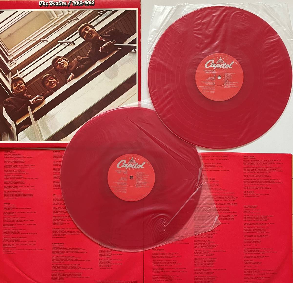 Dmm ドイツ盤 赤盤 BEATLES 1962-1966 美品☆ビートルズ/ドイツ盤1962