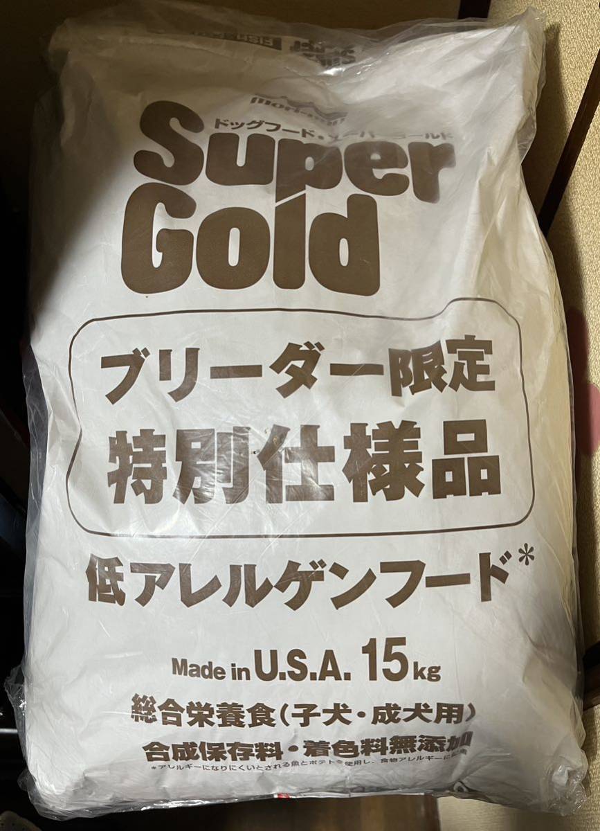 森乳 サンワールド　スーパーゴールド 成犬　〜 子犬 オールステージ　低アレルギーフード　フィッシュ　アンド　ポテト