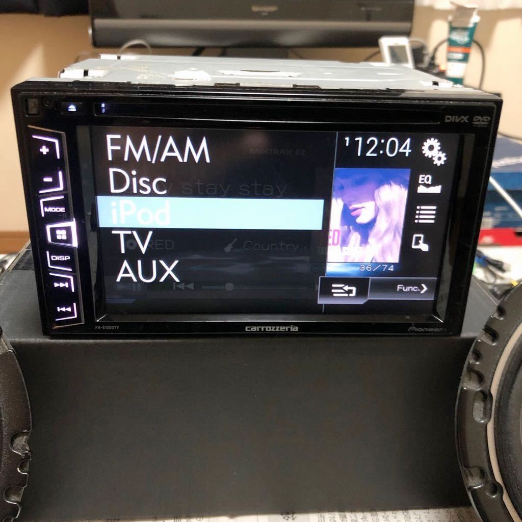 ☆carrozzeria/カロッツェリア/DVDプレーヤー/FH-6100DTV/CD/USB/ipod