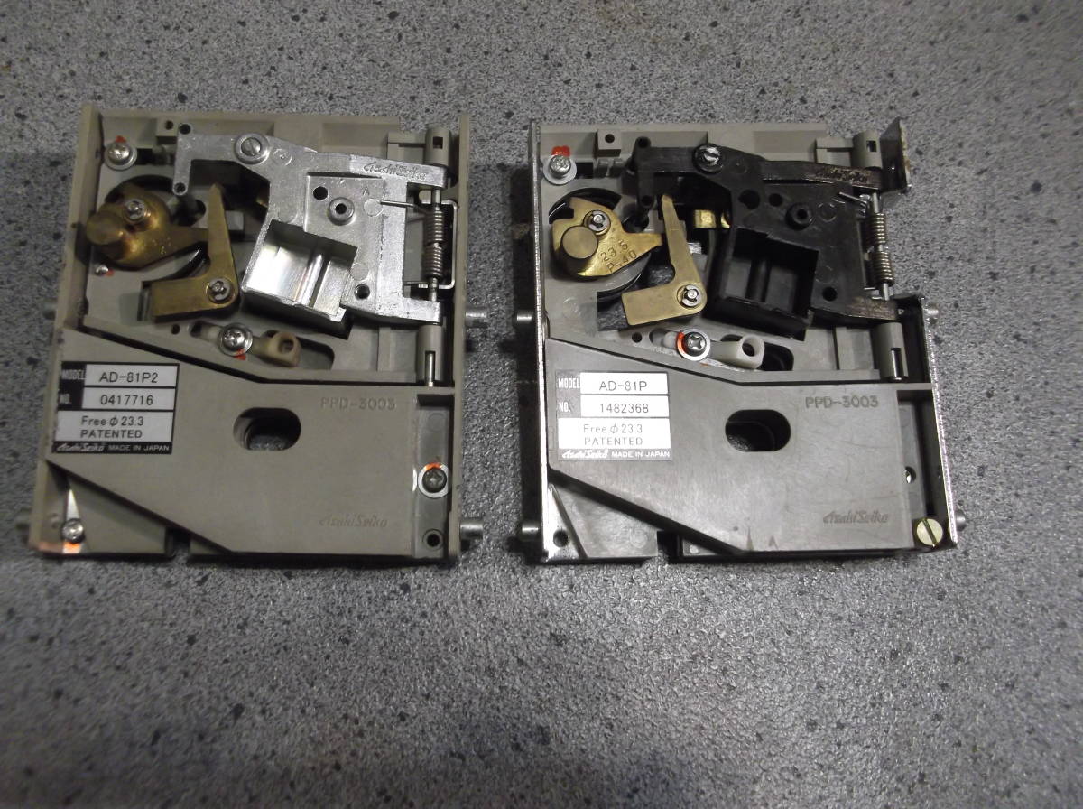 23.3パイ 10円玉コインセレクター 旭精工 AD-81P AD-81P2 ２個 Yahoo!