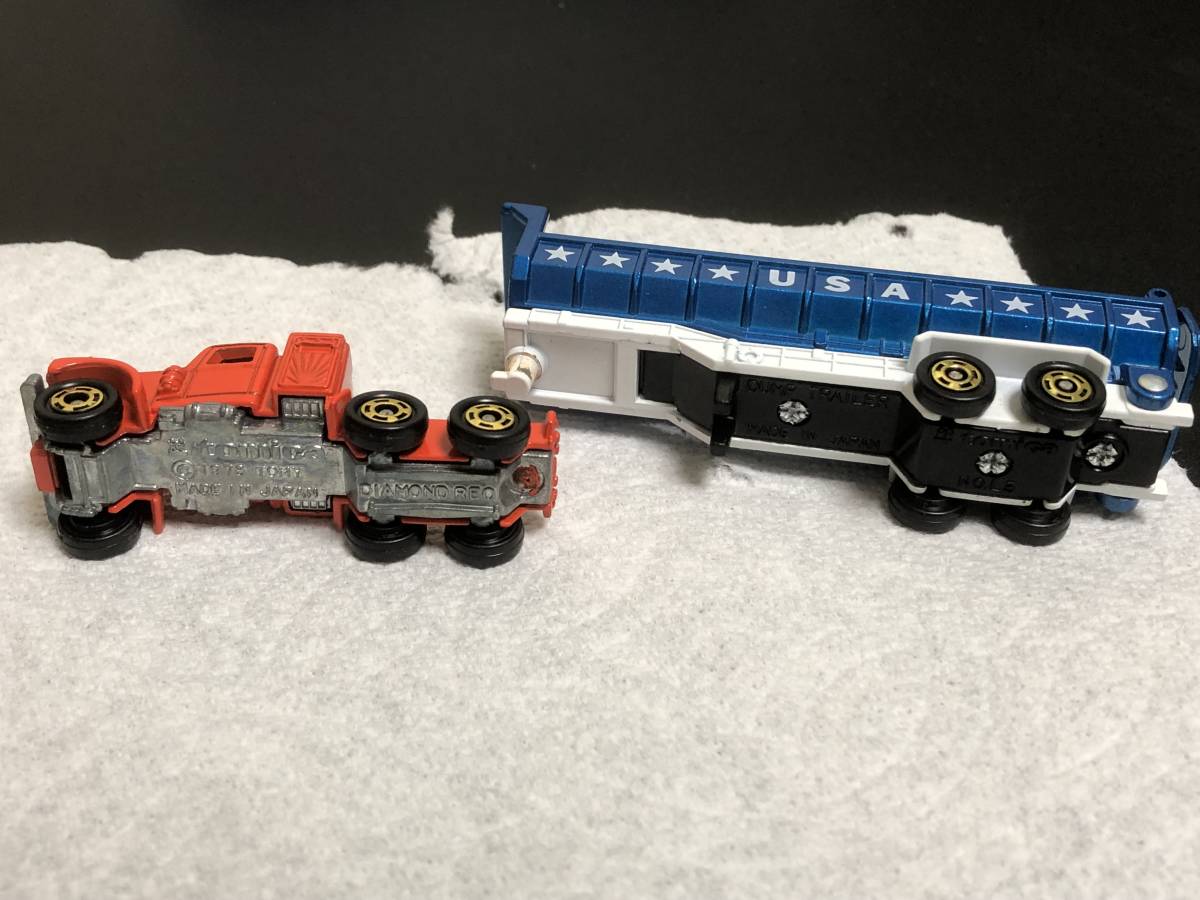 セール，品質保証 トミカ ロングトミカ L3-2-4 ダイヤモンドレオ ダンプトレーラ Pocket Cars 日本製
