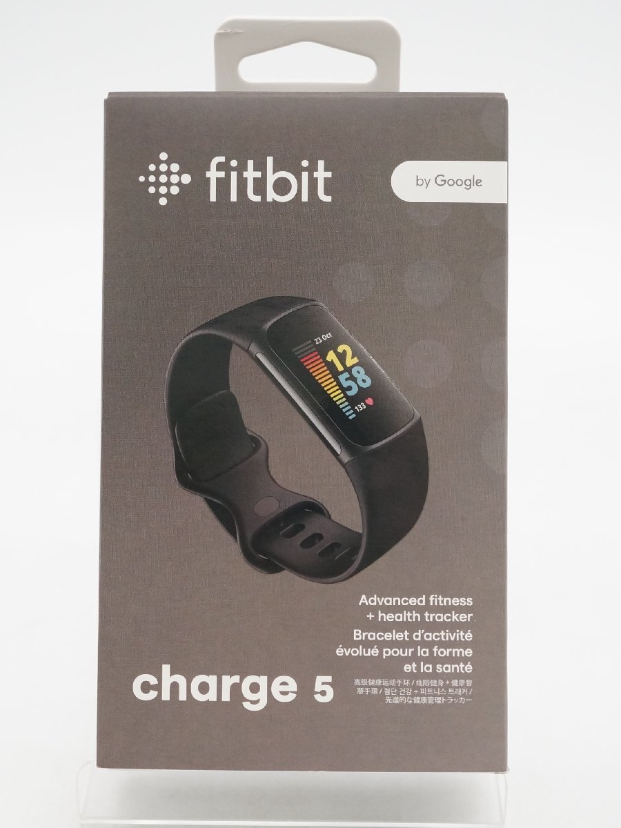 ☆1スタ!!【未使用・未開封】【Suica対応】Fitbit Charge 5 ブラック 