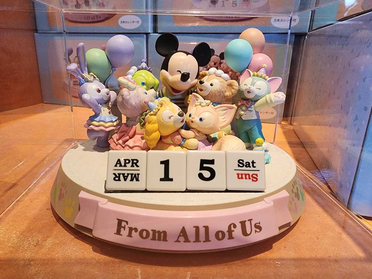 購入済 12/4発売 ☆ ダッフィー カレンダー フィギュア ☆ ディズニー