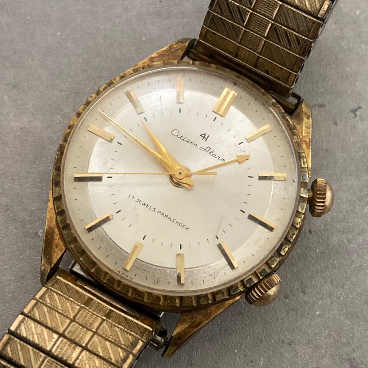 ◇稼働品◇希少◇ CITIZEN シチズン 手巻き 15708 アラーム 17石