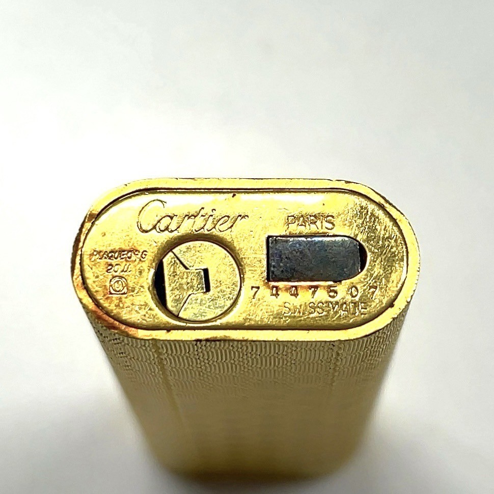 D152-W7-807 △ Cartier カルティエ ガスライター ライター ローラー式