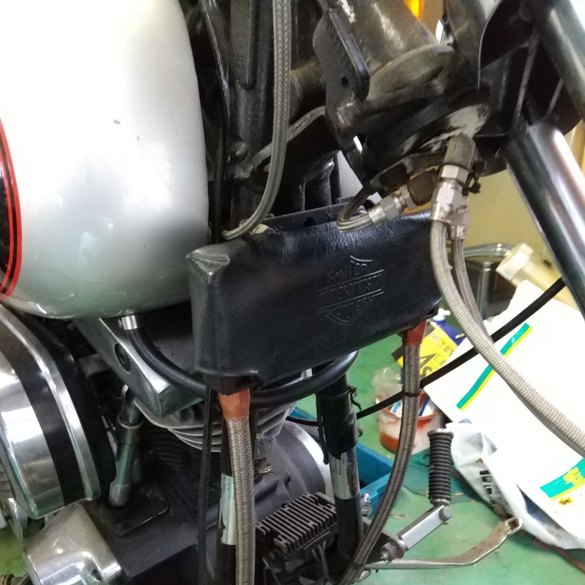 ハーレー純正 オイルクーラーカバー当時物 ロックハート 【公式通販】