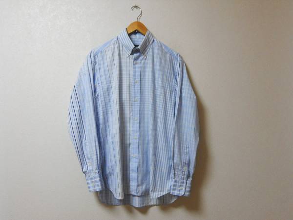 IKE BEHAR アイクベーハー BD長袖マルチチェックシャツ　M