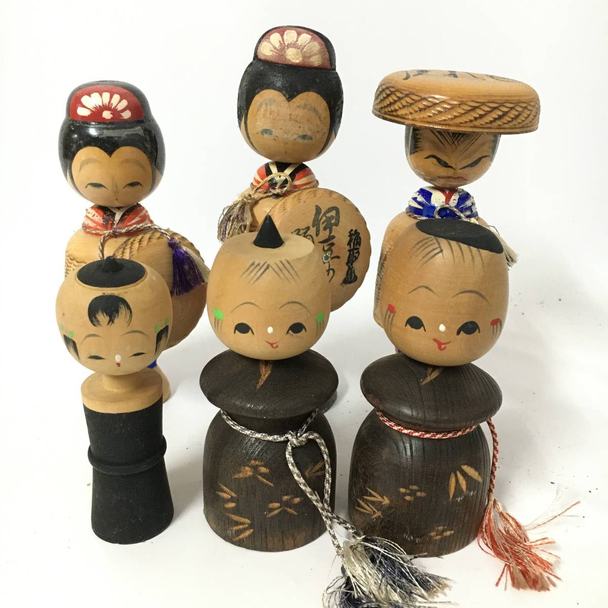 KI25⁄26 こけしまとめ 創作こけし 郷土玩具 民芸品 伝統工芸 昭和
