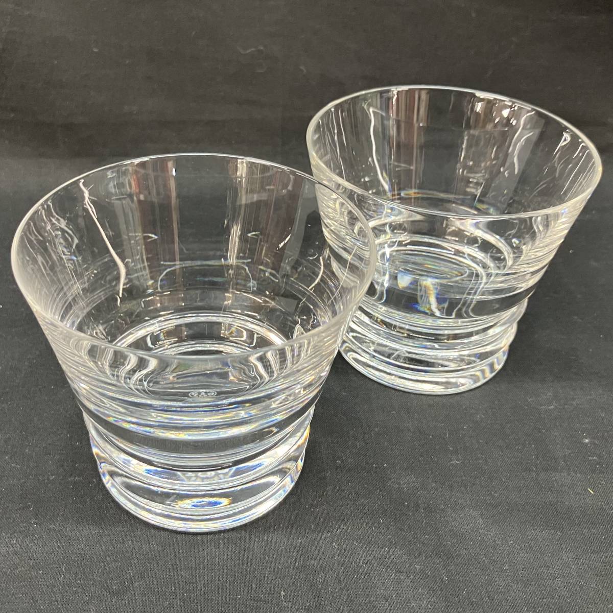 Baccarat バカラ ベガ ロックグラス ペア 2客セット クリスタルガラス 洋食器