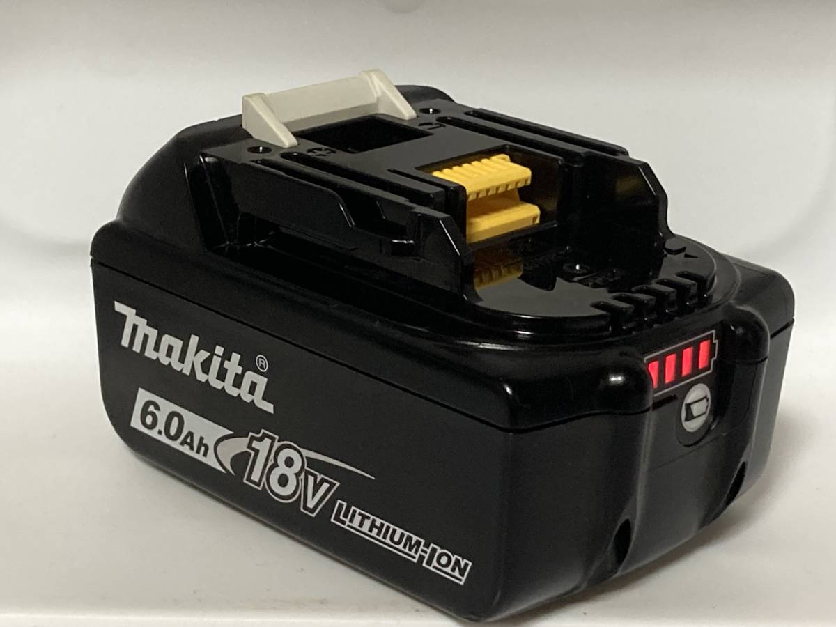 送料安】純正！マキタ バッテリー 18v 6.0Ah【BL1860B】残量表示あり 