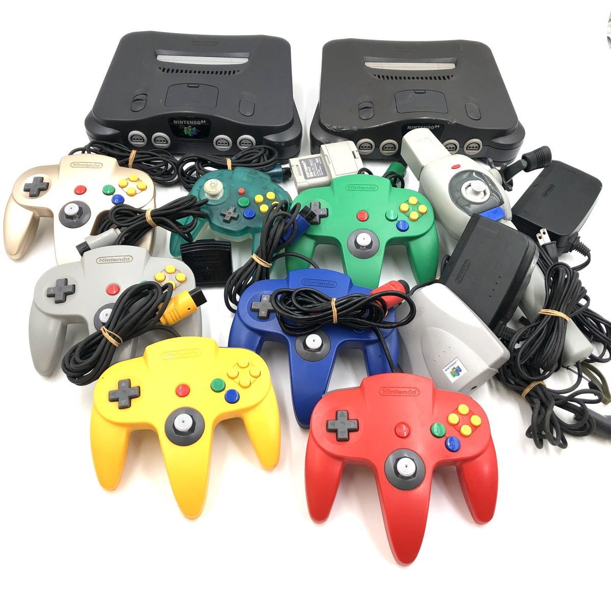 ジャンク ニンテンドー64 コントローラーセット 17個 N64 ニンテンドー