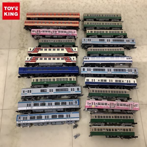 1円〜 訳ありジャンク KATO TOMIX Nゲージ スロネE27-301、モハ188-13、