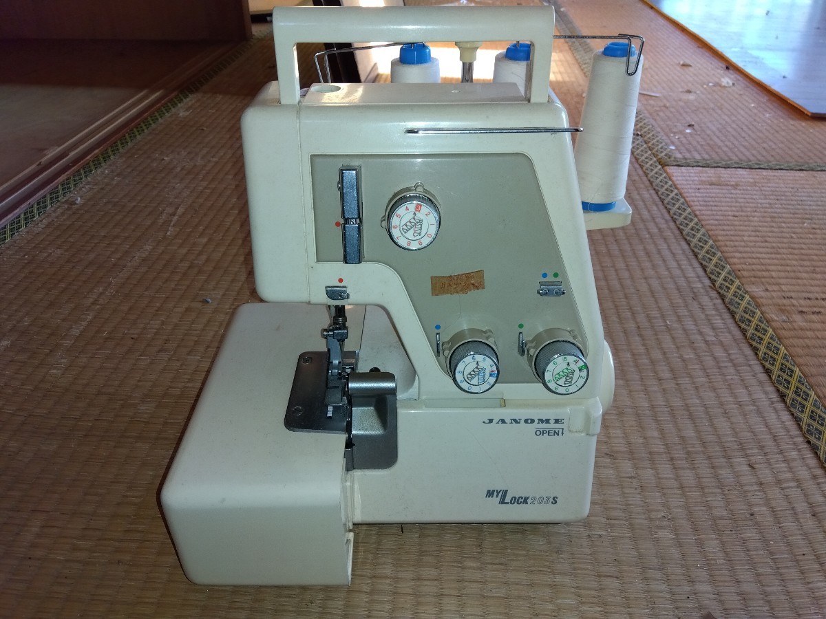 ミシン janome マイロック203S JANOME ジャノメ ロックミシン マイ