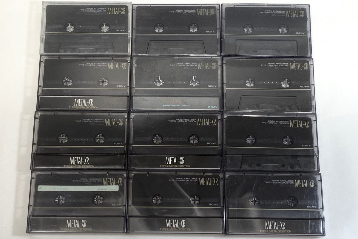 ☆SONY TDK FUJI メタル・ポジション 計19本 ☆ SONY METAL-XR ☆SONY TDK FUJI メタル・ポジション 計19本 ☆ SONY METAL-XR