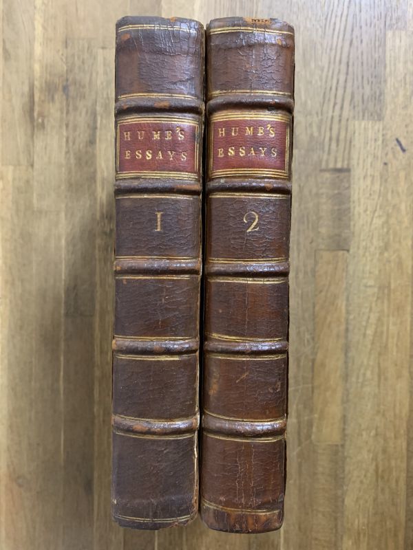1767年　デイヴィッド・ヒューム　David Hume， Essays and Treatises on Several Subjects. 2 Vols.