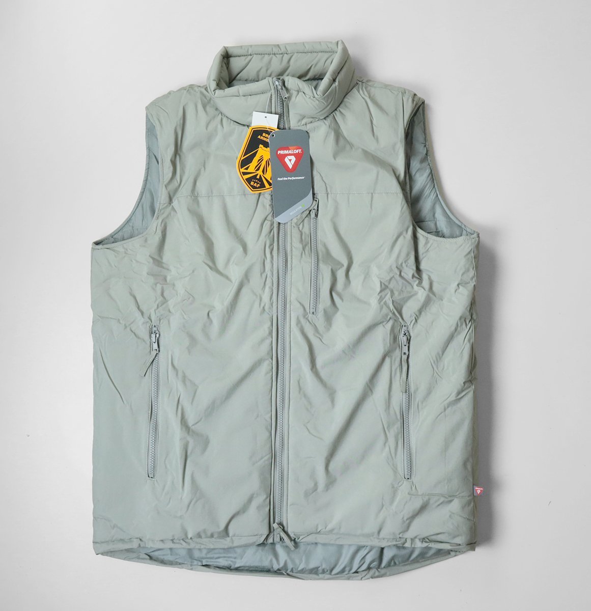新品★ ECWCS GEN3 Level 7 PRIMALOFT VEST グレー Mサイズ ◆ BAF社製 プリマロフト 中綿 ベスト 極寒用 米軍 ミリタリー ◆423/FR18