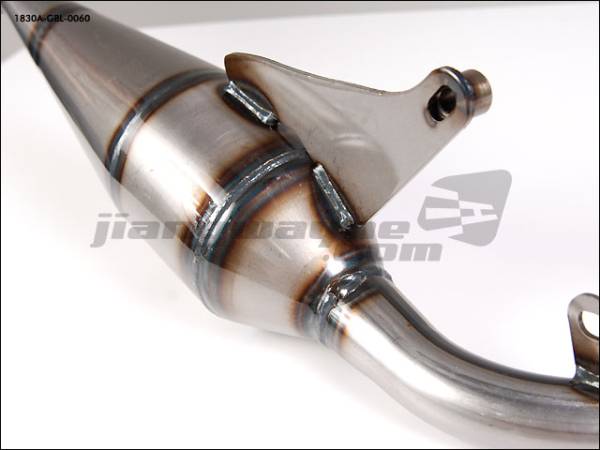 マフラー ☆JWC ドラッグ手造りレース マフラー☆Live Dio ZX, AF34/35(マフラー