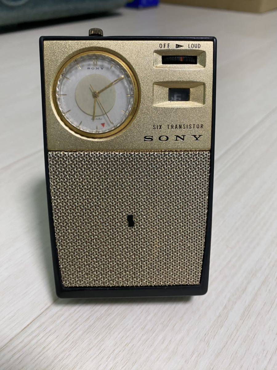 SONY トランジスタラジオ レトロ 時計 【ジャンク品】アンティーク