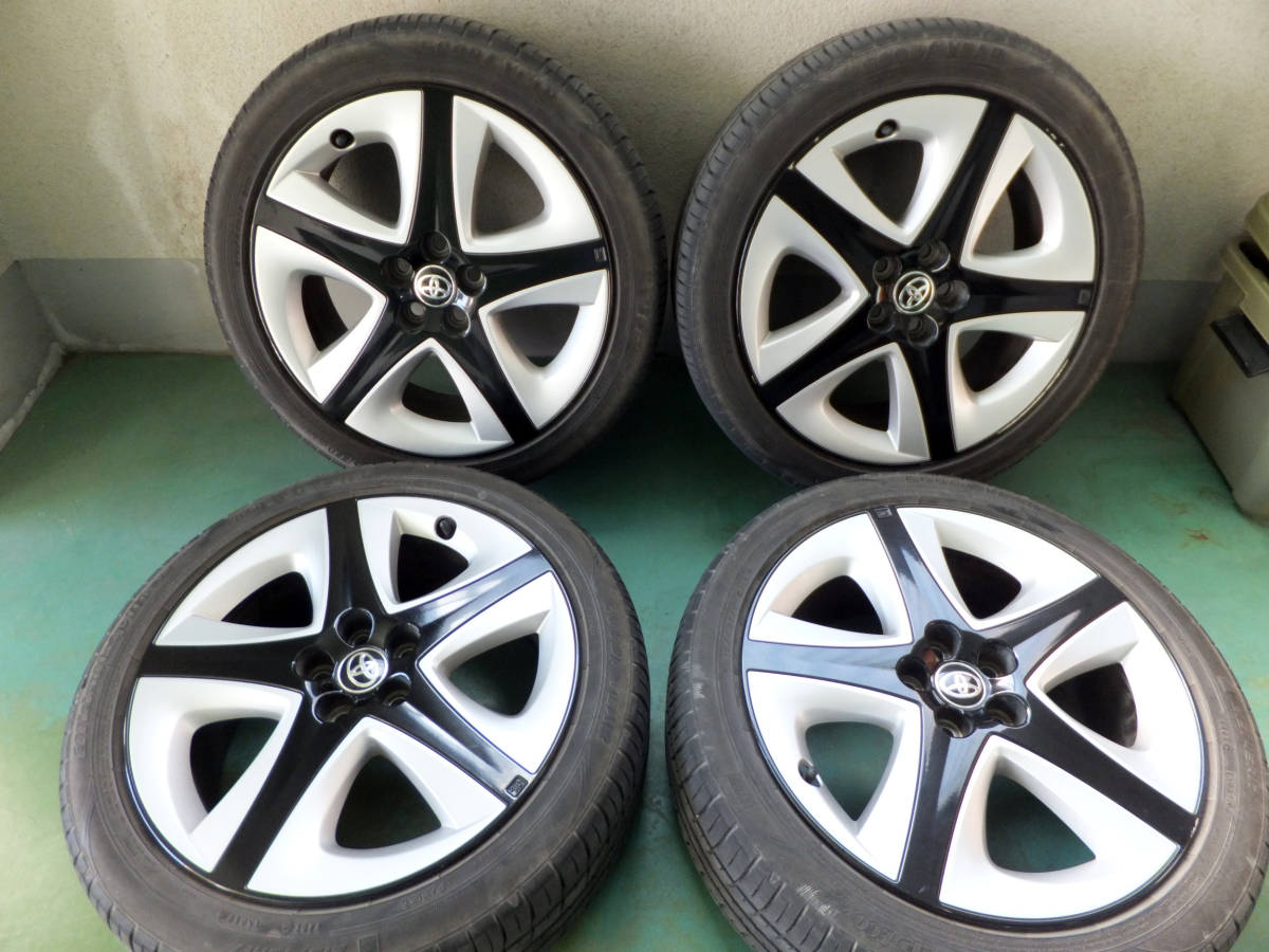 50プリウス純正17インチホイールタイヤ4本セット （B1300 トヨタ 50 