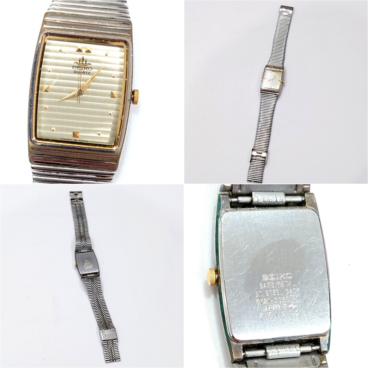 SEIKO SPIRIT メンズ 腕時計 スイープセコンド 純正ベルト 新品電池
