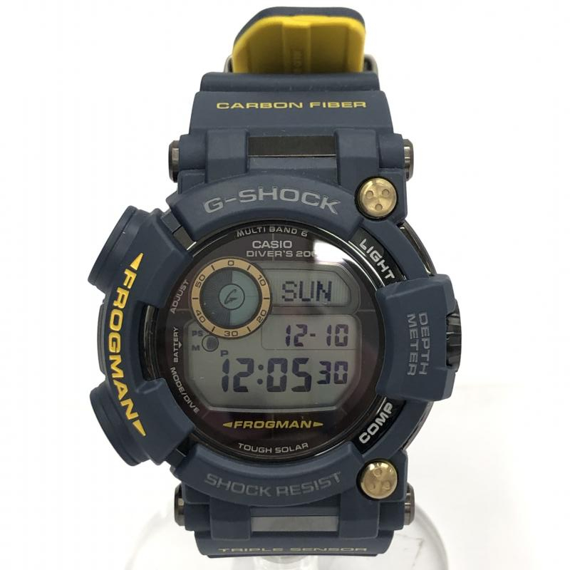 【中古】G-SHOCK フロッグマン Master in NAVY BLUE GWF-D1000NV-2JF　クォーツ　ジーショック[240091340589]