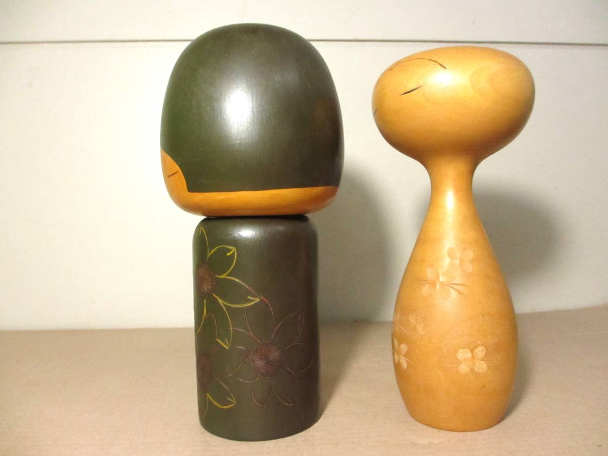 ◇ 創作こけし 川瀬祐志 作 計2点 日本人形 郷土玩具 こけし メルカリ