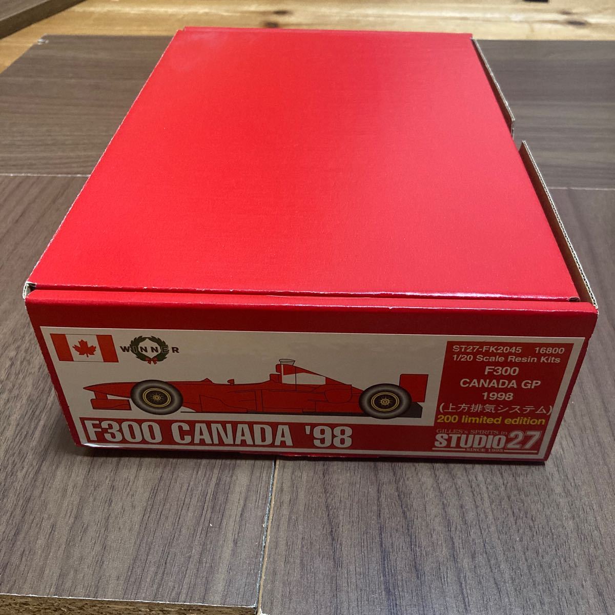 フェラーリF300 カナダGP スタジオ27 1/20 レジンキット未組立 【公式 