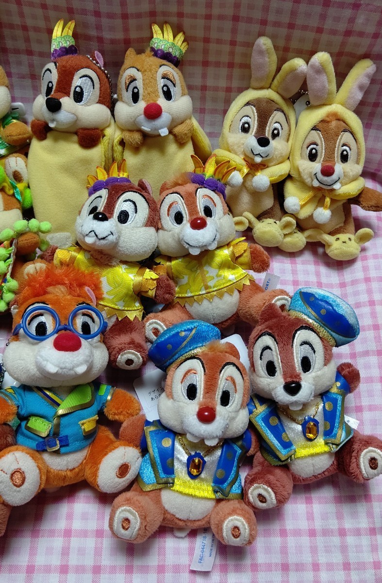 チップとデール クラリス ぬいばまとめ売り チップ デール クラリス ディズニー ぬいぐるみバッジ ぬいば セット