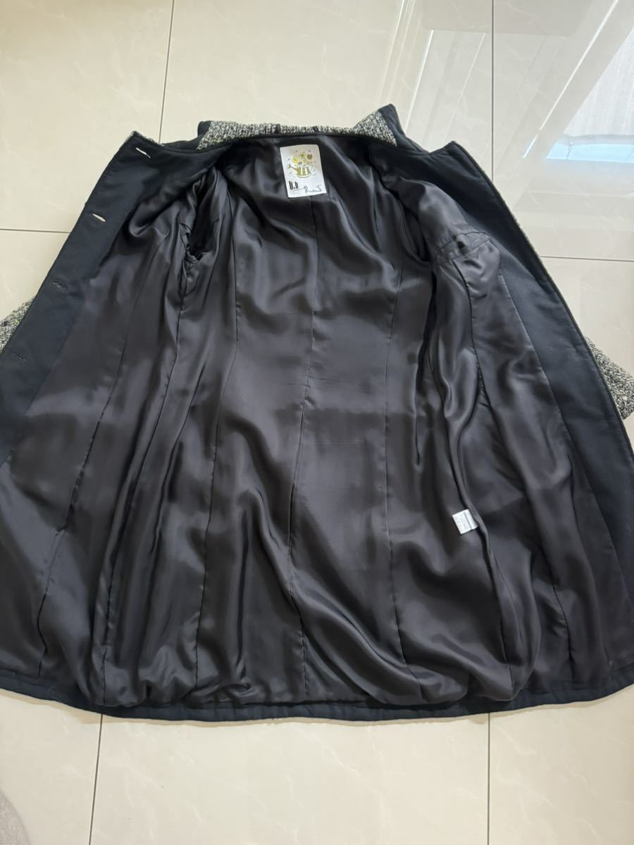 美品☆t.b.センソユニコ☆ 上質ツイード☆暖かロングコート☆38