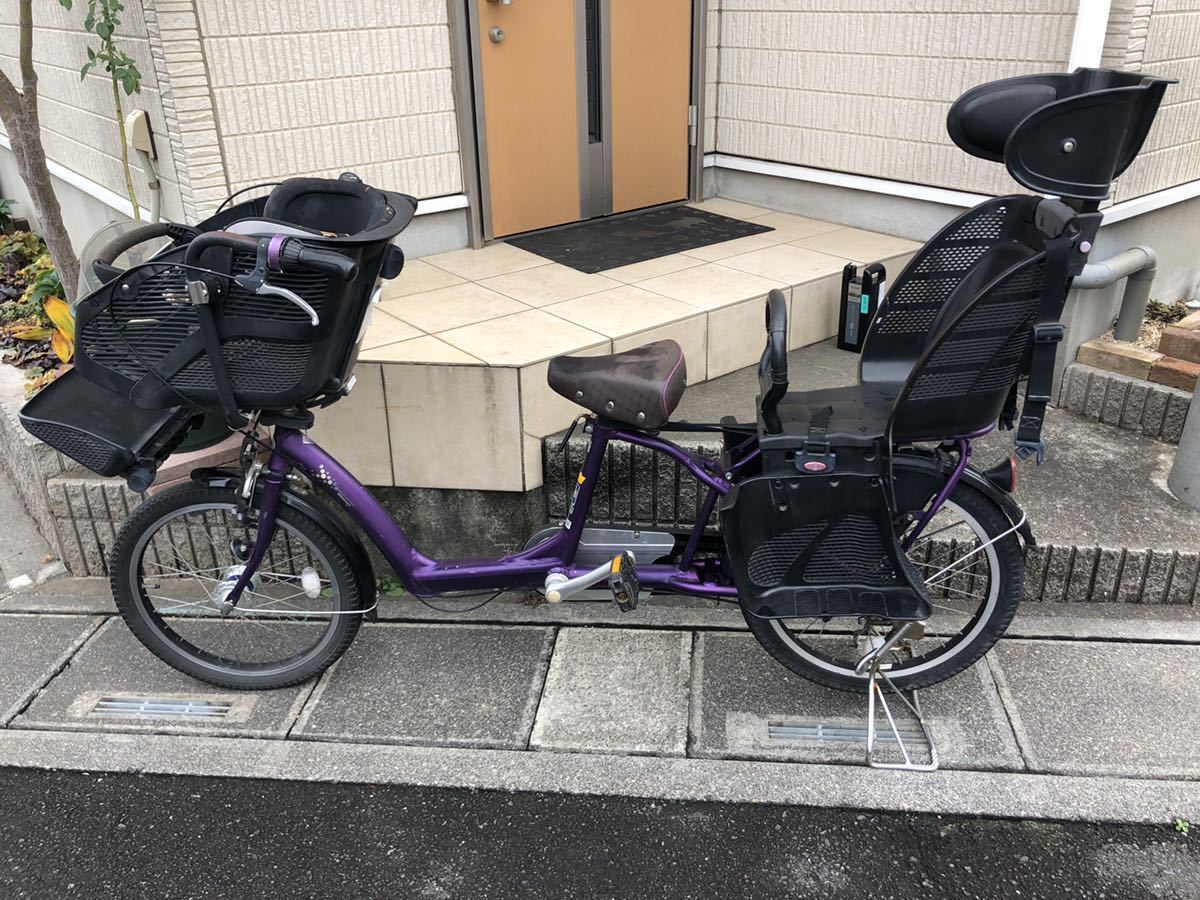 Yahoo!オークション アンジェリーノ ブリヂストン 子供乗せ自転車 3人 