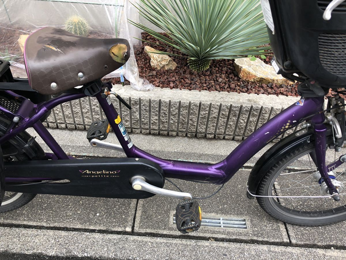 Yahoo!オークション アンジェリーノ ブリヂストン 子供乗せ自転車 3人 
