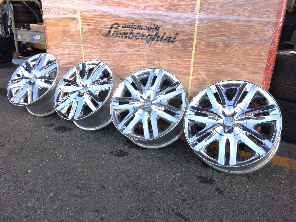 中古 クライスラー 純正 17インチ 6.5J +40 PCD127 5H ホイールのみ4本 