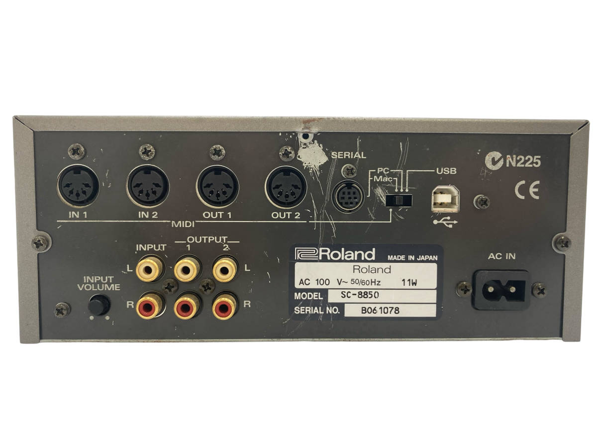 現状品 ROLAND ED ローランド 音源モジュール SC-8850 音響機材 ①