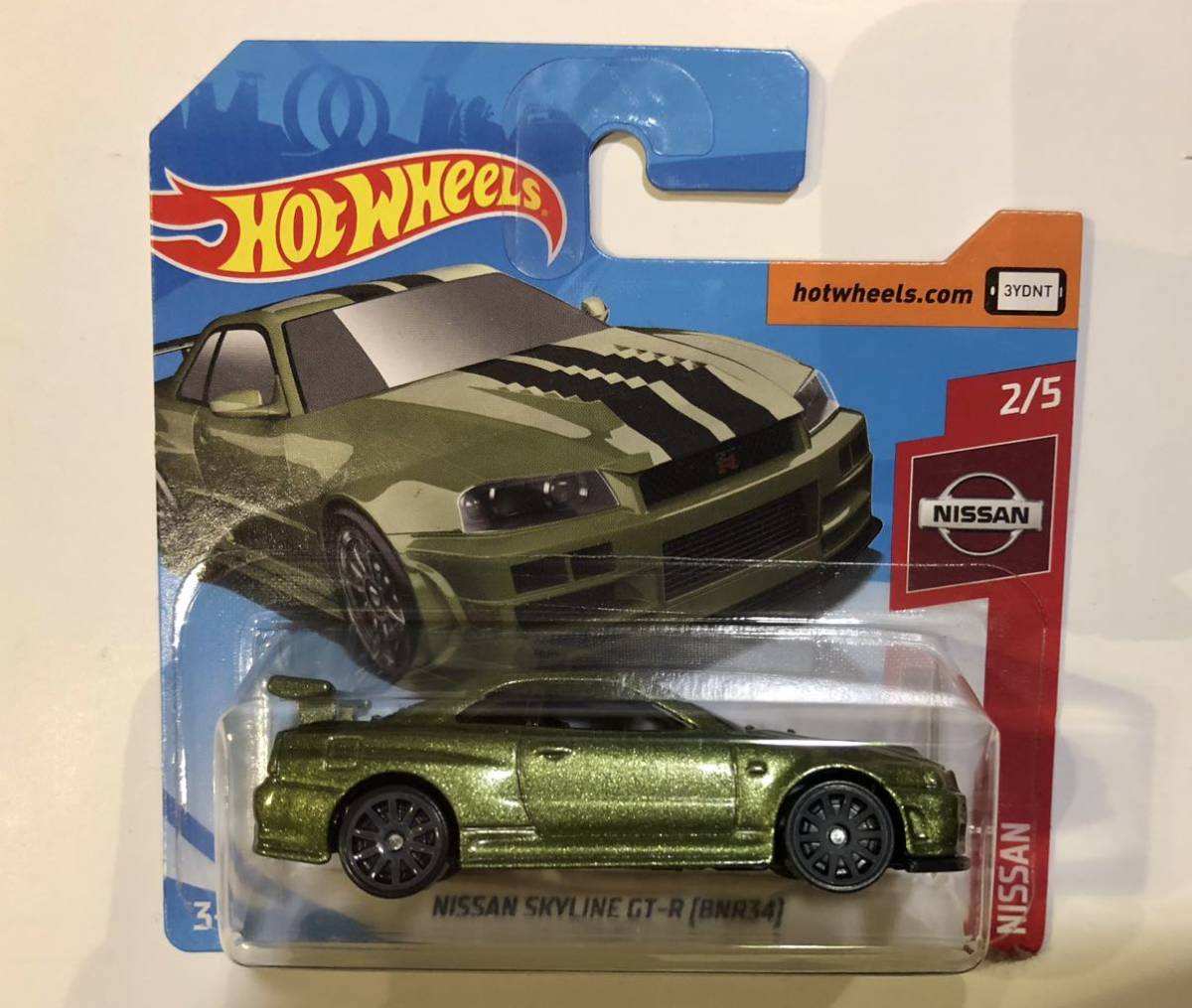未開封 2019 ホットウィール ショートカード ニッサン R34