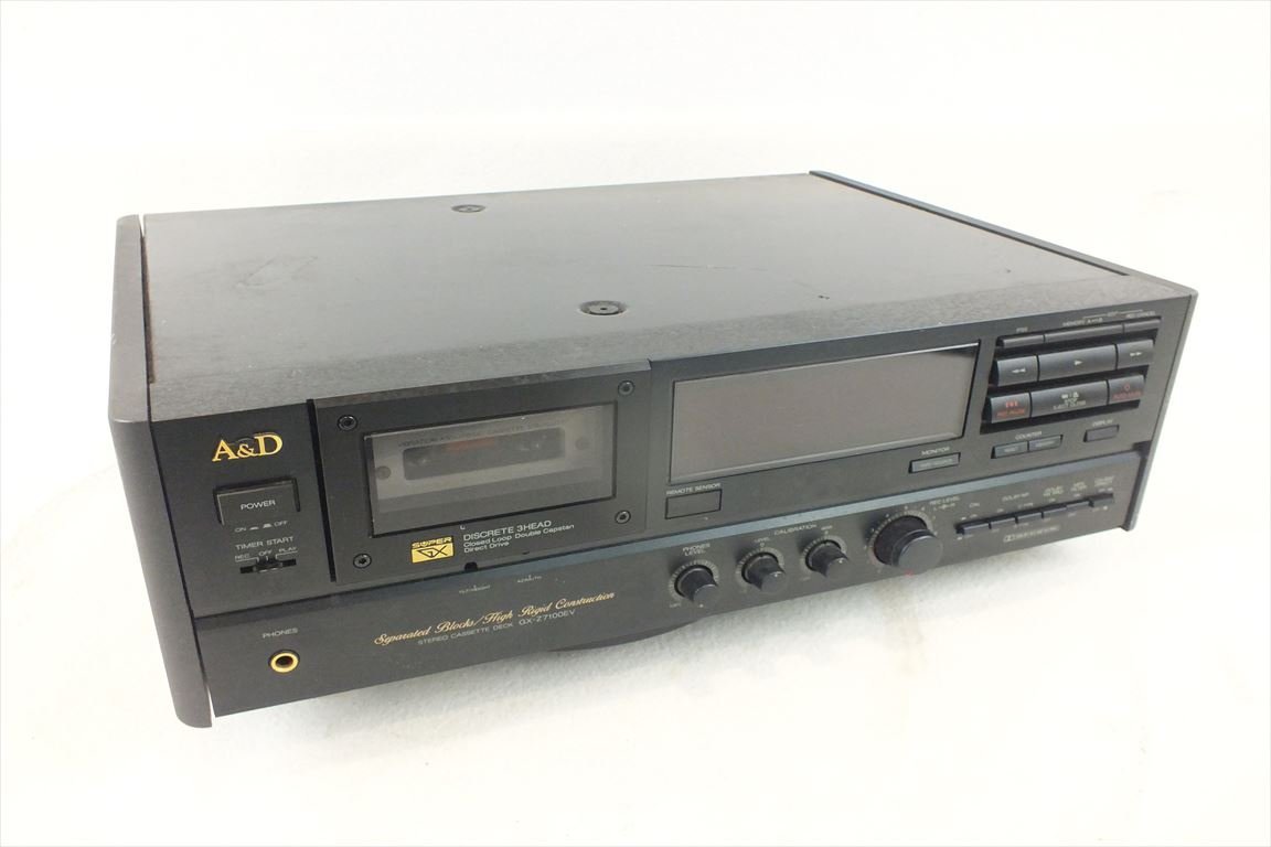 ☆ A&D GX-Z7100EV カセットデッキ 中古 現状品 231207R6041 カセット