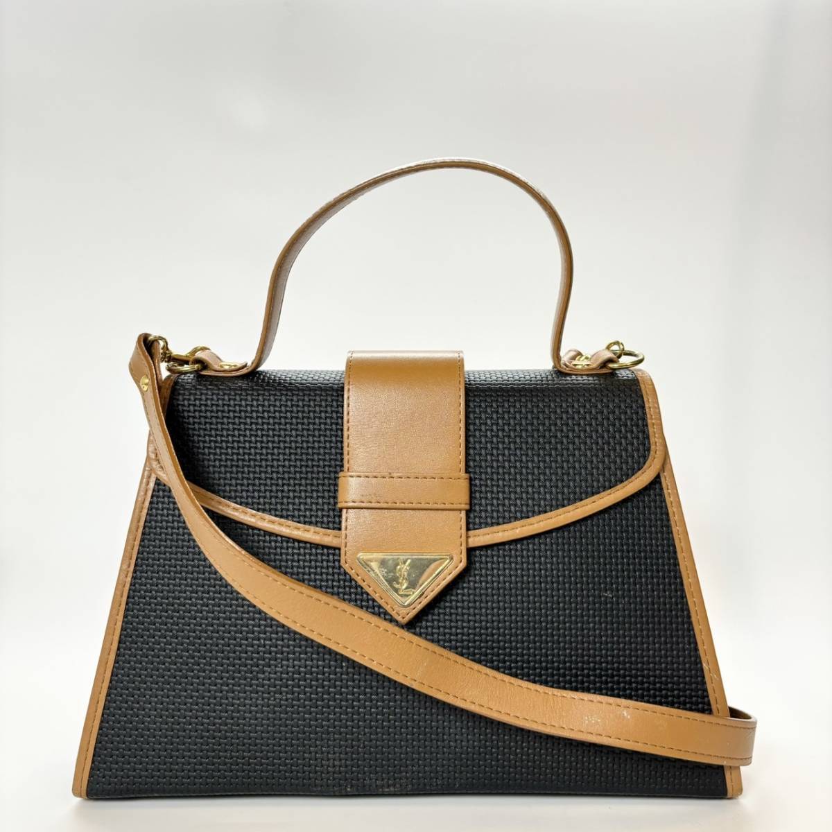 YVES SAINT LAURENT イヴサンローラン 2WAYバッグ ハンドバッグ 