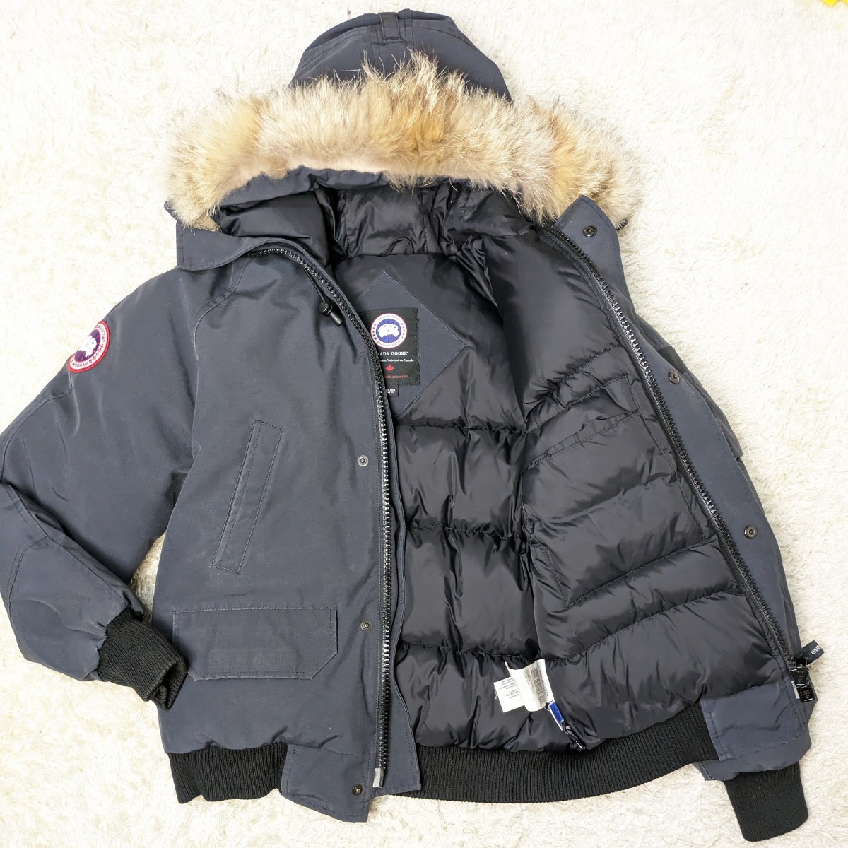 美品】CANADA GOOSE カナダ グース ダウンジャケット ネイビー 99C5019