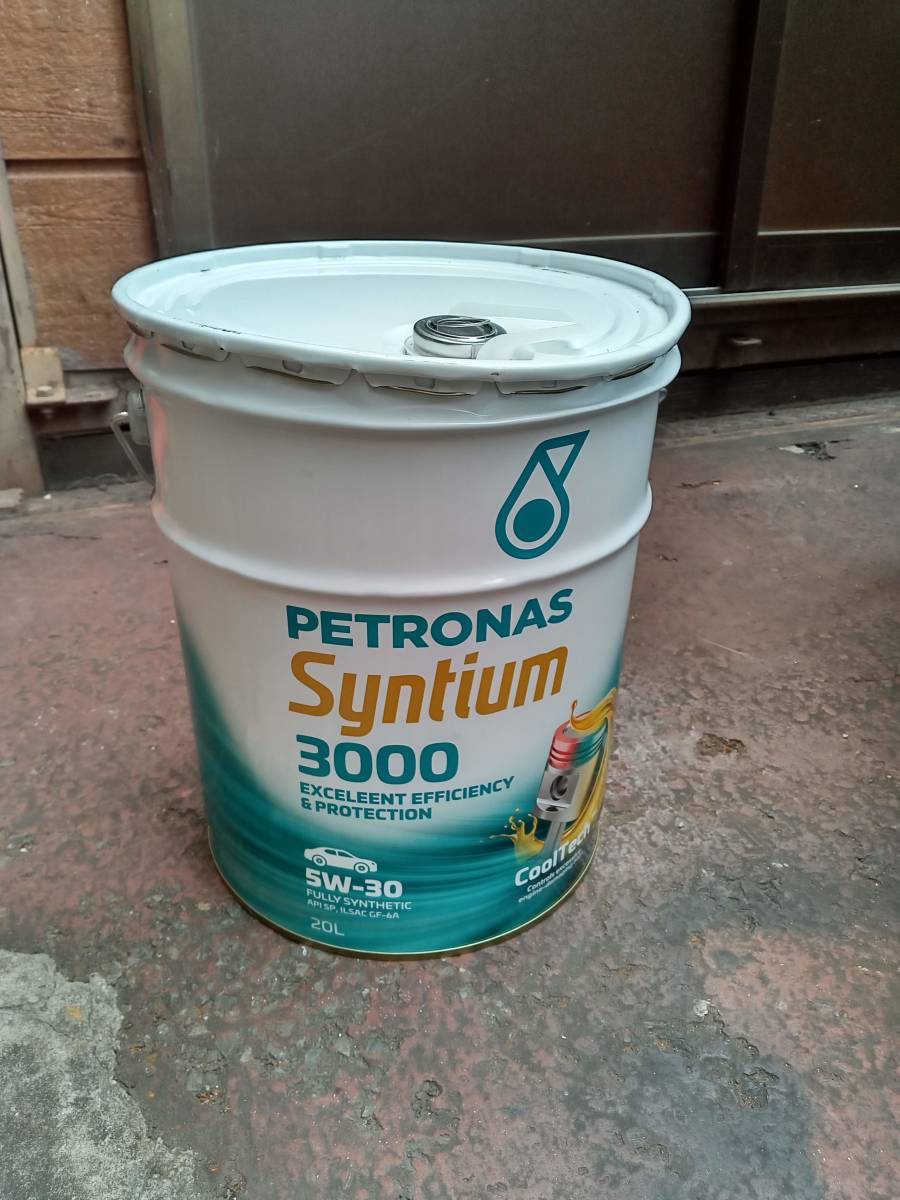 ★年内最終出品★トヨタ・レクサス指定エンジンオイル★ペトロナス SYNTIUM 3000 5W-30　20L ペール缶★