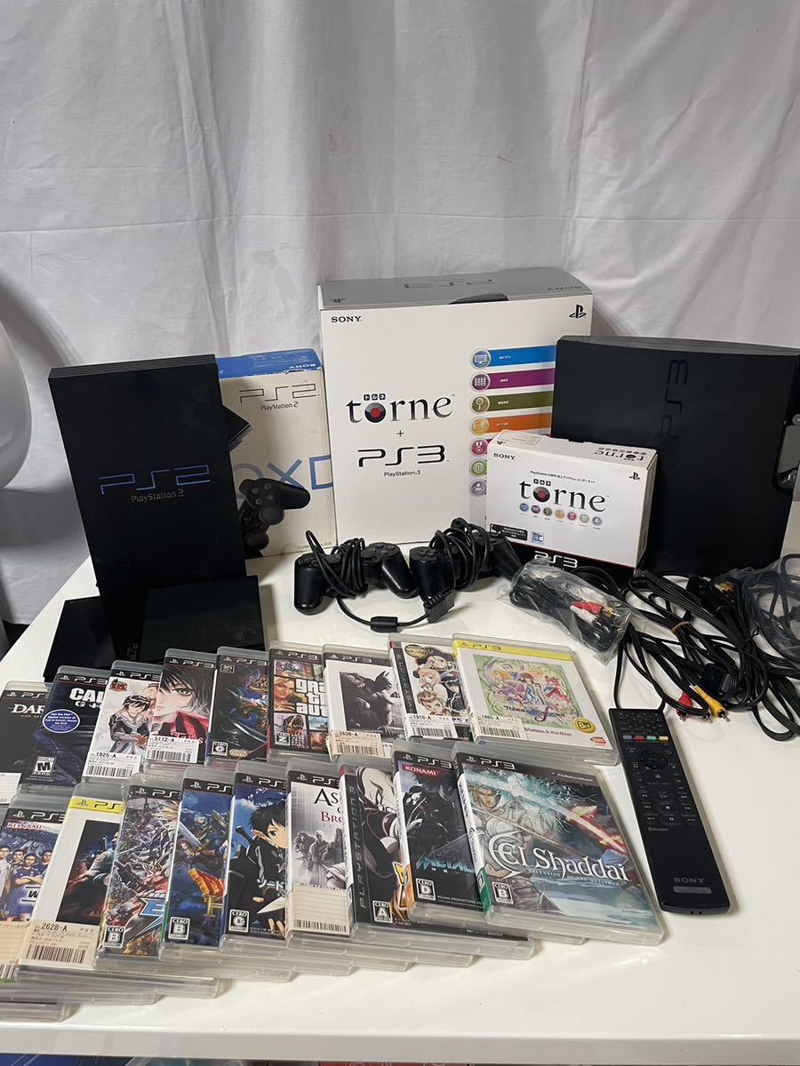 【SONYまとめ】PS3 PS2 コントローラー カセットセット　