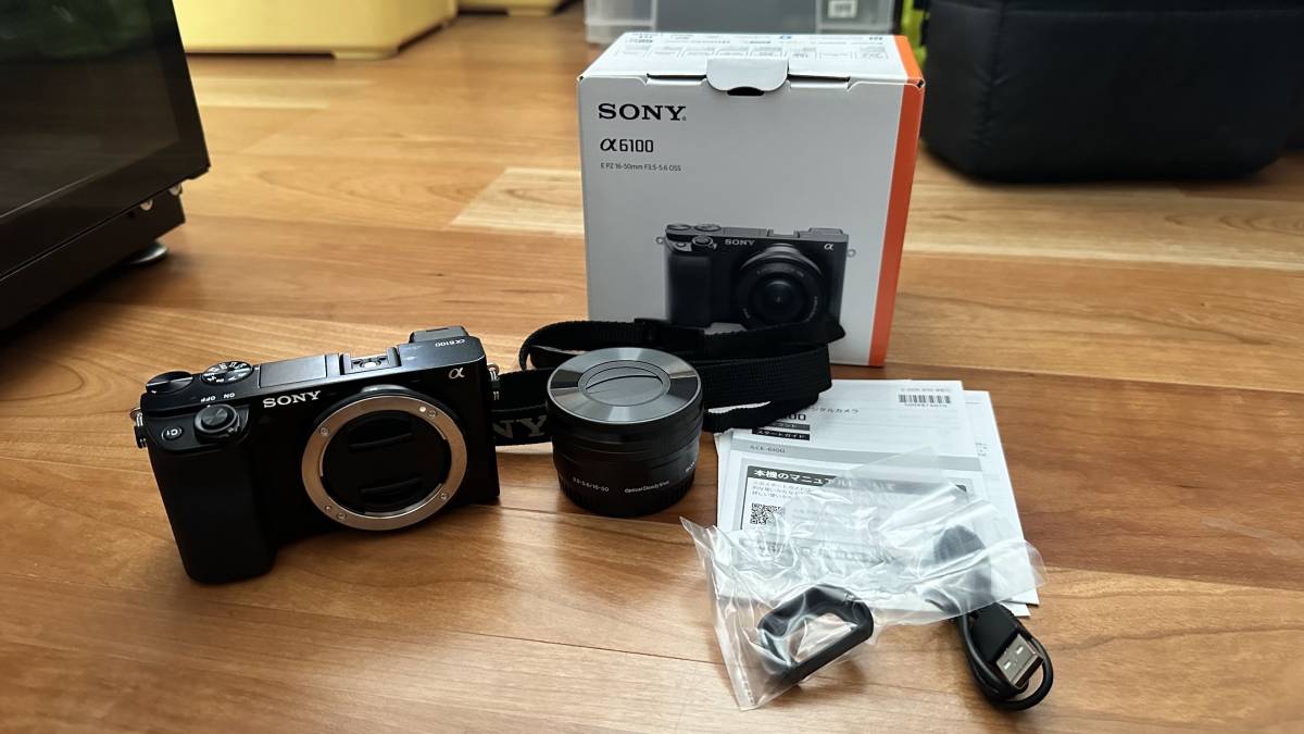 美品】ソニー ミラーレス一眼 α6100 ボディ レンズ セット ブラック