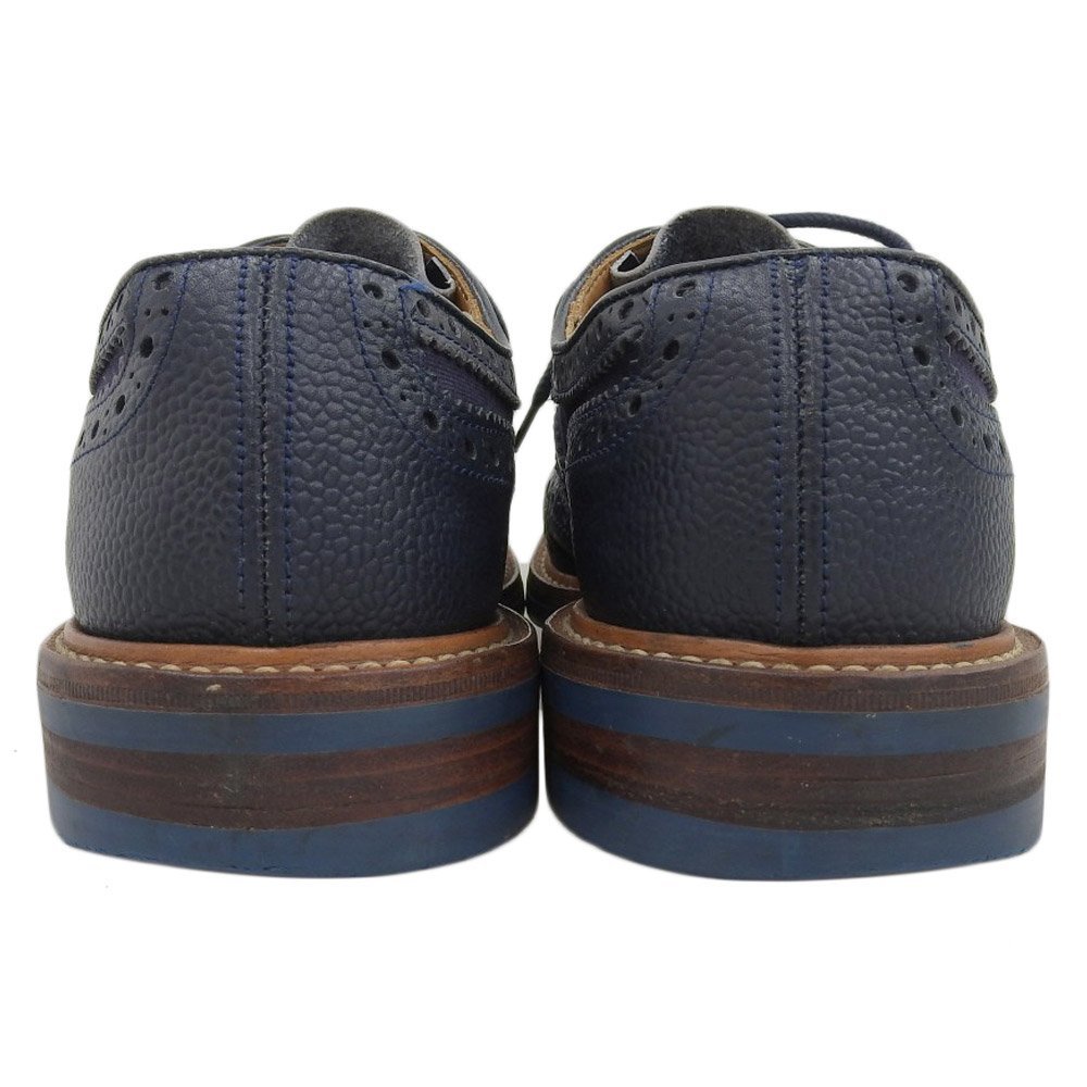 Tricker's トリッカーズ ×ポールスミス BOURTON ウィングチップ シューズ メンズ ネイビー 7.5 M7837