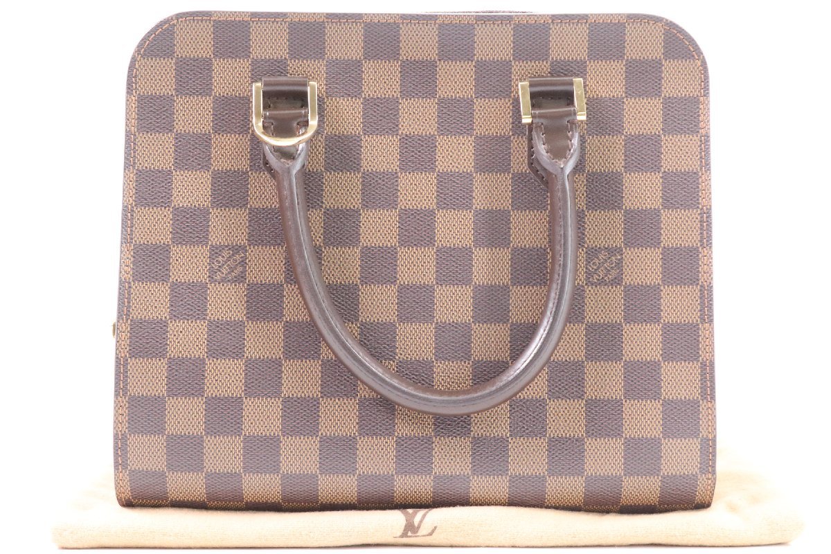 LOUIS VUITTON ルイヴィトン LV ダミエ トリアナ ハンドバッグ 手提げ 