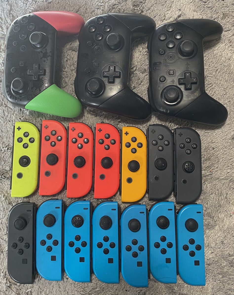 ジャンク】 Nintendo Switch ジョイコン14個 Proコン 3個 Joy Con